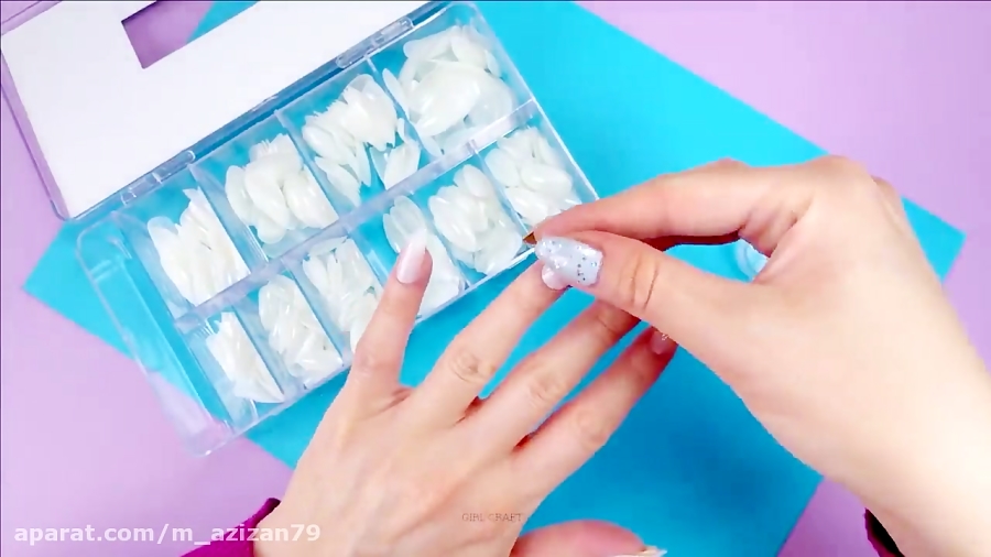 آموزش کاشت ناخن / طراحی زیبای ناخن