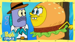 کارتون باب اسفنجی:: لباس همبرگ...
