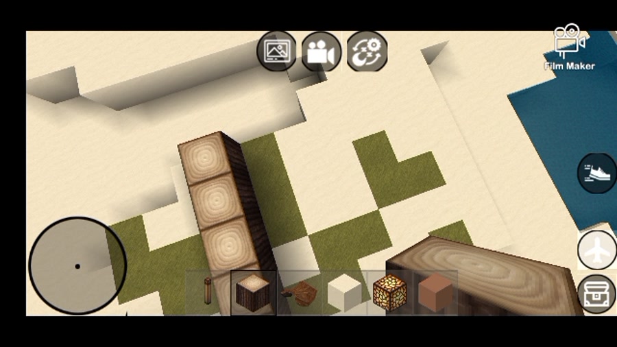 ساخت خانه کاه گلی در بازی mini block craft