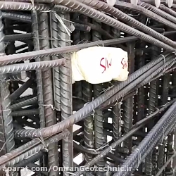 مقطعی با حجم بسیار بالای آرماتور بندی