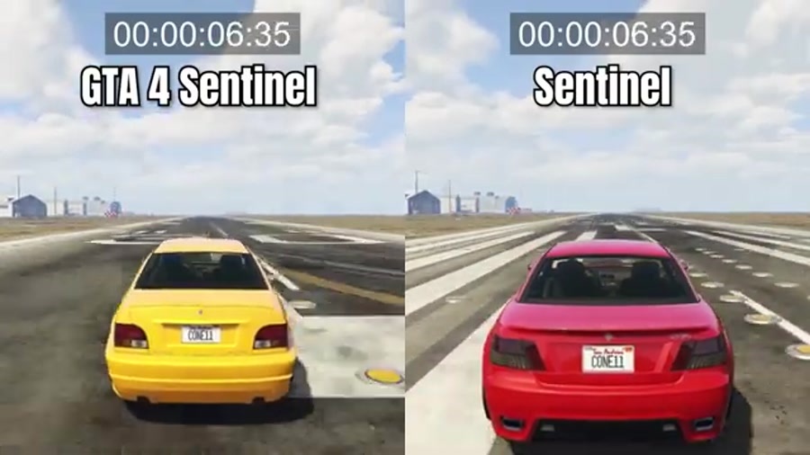 مسابقه ماشین های GTA5 و GTA4
