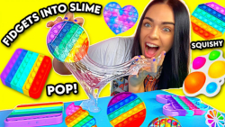 مخلوط جالب انواع اسلایم و فیجت