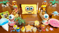 باربی و باب اسفنجی اسلایم میکا...