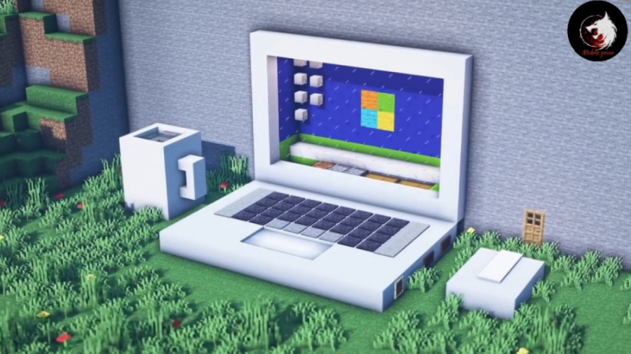 ساخت خانه لپ تاب ماین کرافت (Minecraft)