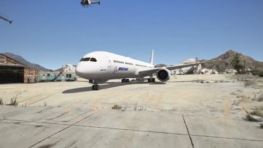 سقوط هواپیما سرقتی در GTA5