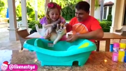 ناستیا شو سرگرمی  استیسی بابای...