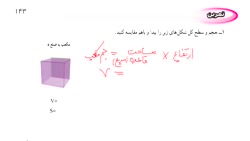 حل تمرینهای صفحه ۱۴۳  کتاب ریاضی نهم