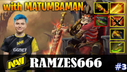 Ramzes | Wraith King | Safelane | 2021/04/28 | with MATUMBAMAN (Riki)