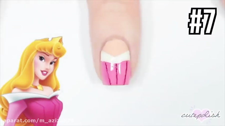 طراحی آموزش هنر ناخن دیزنی _ دیزاین ناخن ۲۰۲۱