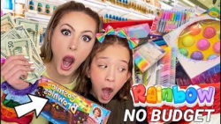 چالش خرید دخترونه تم رنگین کما...