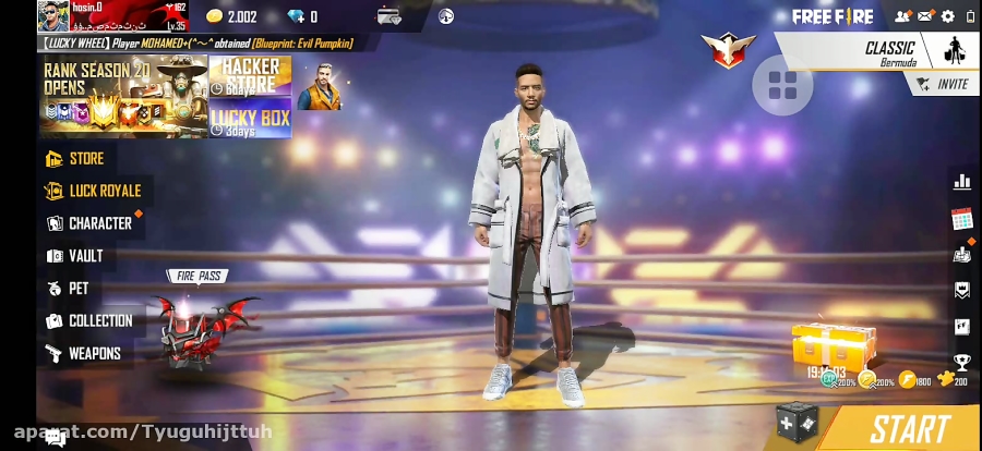 فیلم گرفتن مارو در فری فایر رایگان ویدیو کلیپ فیلم آذین