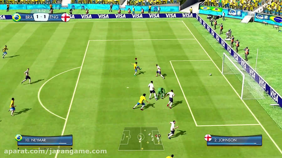 گیم پلی بازی 2014 Fifa World Cup Brazil برای XBOX 360