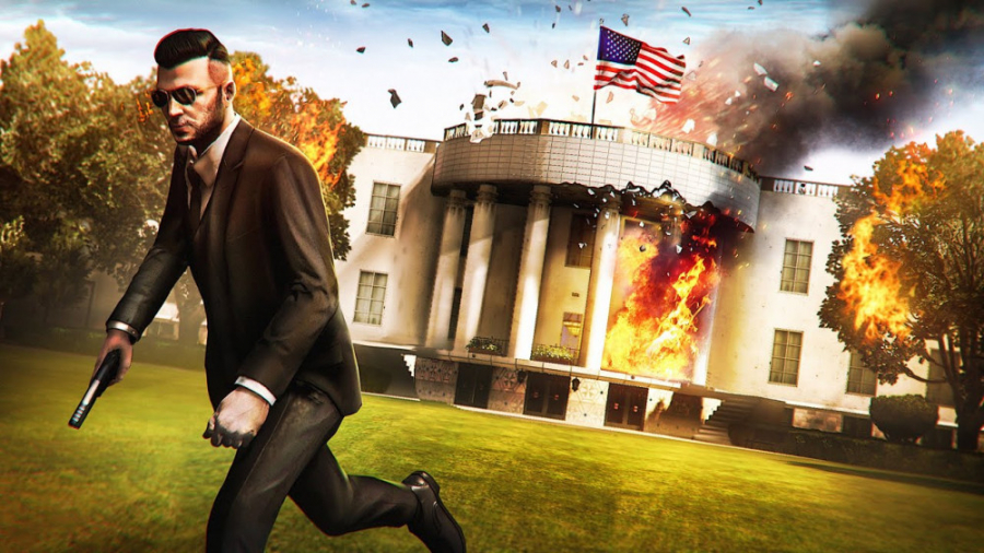 حمله به کاخ سفید امریکا در GTA 5