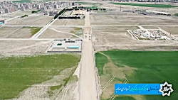 تصویر هوایی از مرکز تولیدات گیاهی شهرداری صالحیه و پروژه وصال