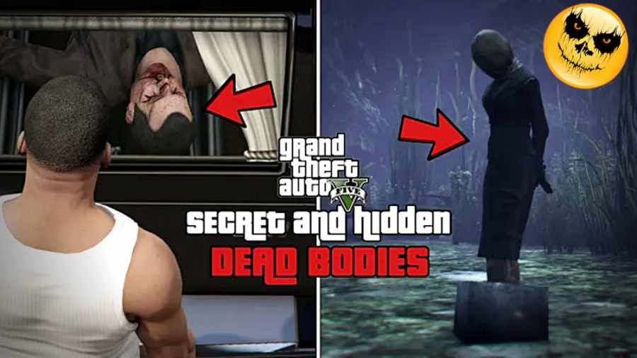 ۵ تا از جسد های مخفی در بازی GTA V