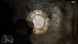 گشتن در غار مخفی در gtav