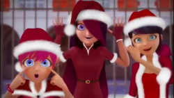 جشن کیریسمس مرینت با دوستانش/م...