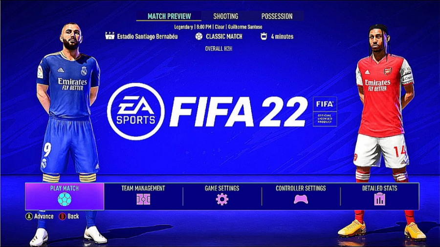 رئال مادرید - ارسنال FIFA 21 PS5
