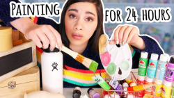 چالش دخترونه 24 ساعت رنگ امیزی