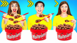 چالش تفریحی و خنده دار غذایی :...