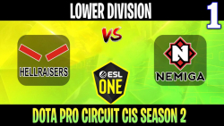 HellRaisers vs Nemiga | Game 1 | 2021/05/07 | ESL One DPC CIS Lower Division