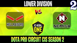HellRaisers vs Nemiga | Game 2 | 2021/05/07 | ESL One DPC CIS Lower Division
