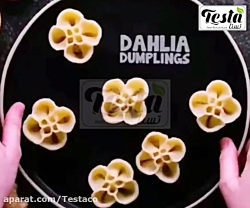 شکل دادن شیرینی(آرد سفید گندم...