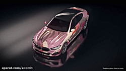 رنگ آمیزی بی ام و با ترکیب هنر...