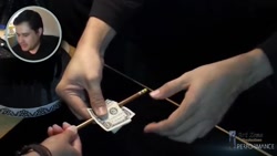 اموزش ویدیویی شعبده بازی با پول و مداد
