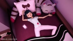 دخترکفشدوزکی و گربه سیاه