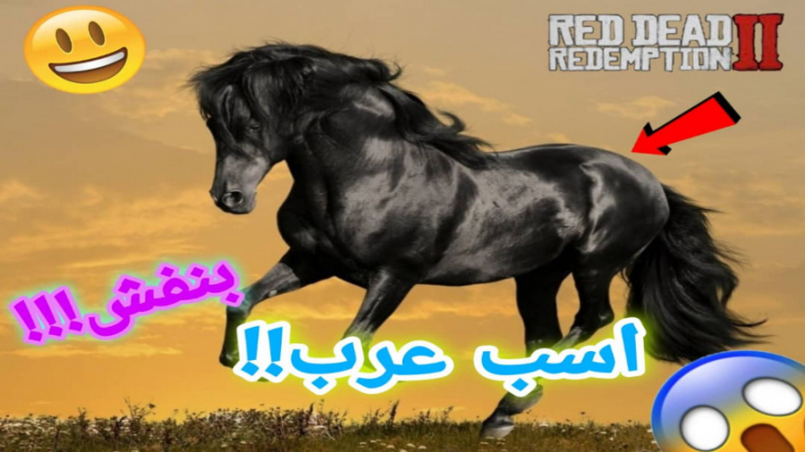 راز عجیب اسب عرب بادمجونی!!! رد دد 2 red dead 2