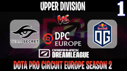 Secret vs OG | Game 1 | 2021/5/8 | DreamLeague S15 DPC EU Upper Division