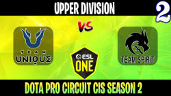 Unique vs TSpirit | Game 2 | 2021/5/9 | ESL One DPC CIS Upper Division