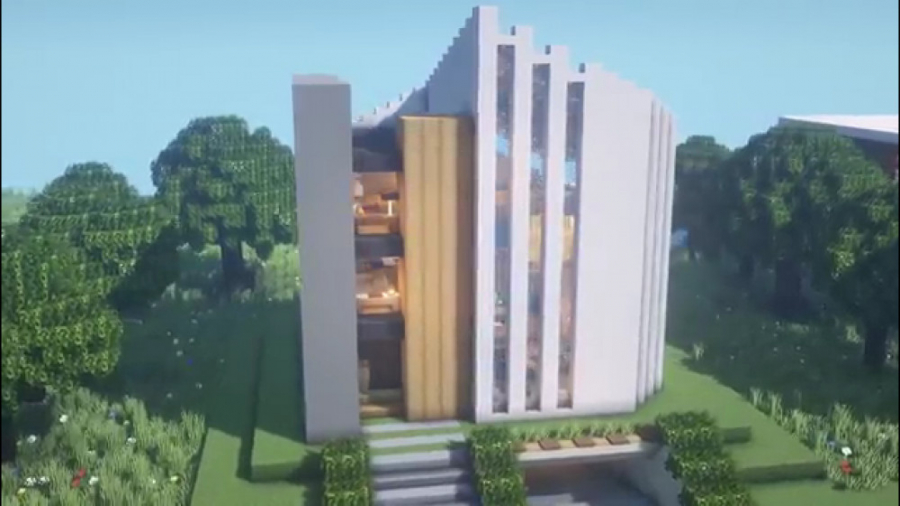 ایده ساخت خانه ماینکرافتی 10«خانه مدرن»