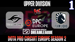 Secret vs Liquid | Game 1 | 2021/5/12 | DreamLeague S15 DPC EU Upper Division