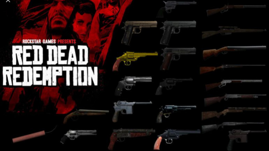 تمام اسلحه های Red dead redemption 2!!