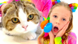 نستیا تظاهر به بازی می کند و ب...