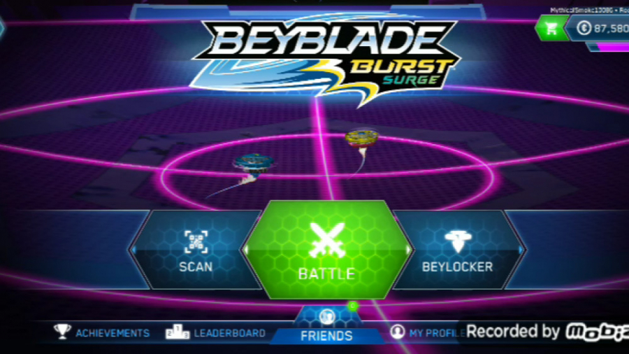 گیم پلی بازی فرفره های انفجاری (( beyblade burst app ))
