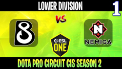 B8 vs Nemiga Game 1 | 2021/5/14 | ESL One DPC CIS Lower Division