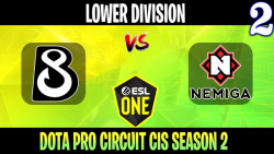 B8 vs Nemiga Game 2 | 2021/5/14 | ESL One DPC CIS Lower Division