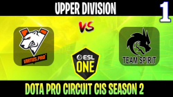 VP vs TSpirit | Game 1 | 2021/5/13 | ESL One DPC CIS Upper Division