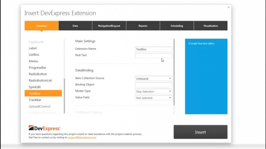 استفاده از انواع ادیتورهای وب Devexpress MVC