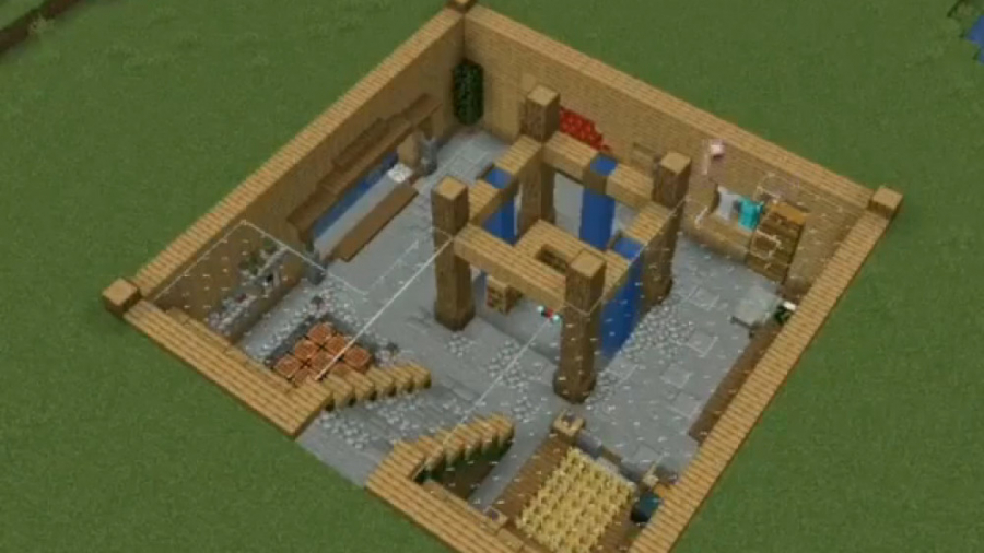ساخت خانه زیرزمین در ماین کرافت minecraft