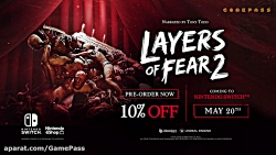 تریلر معرفی بازی Layers of Fear 2 برای نینتندو سوییچ - گیم پاس