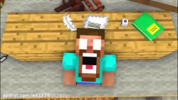 انیمیشن ماینکرافت مدرسه هیولا...