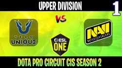 Unique vs Navi | Game 1 | 2021/5/16 | ESL One DPC CIS Upper Division | Part 2