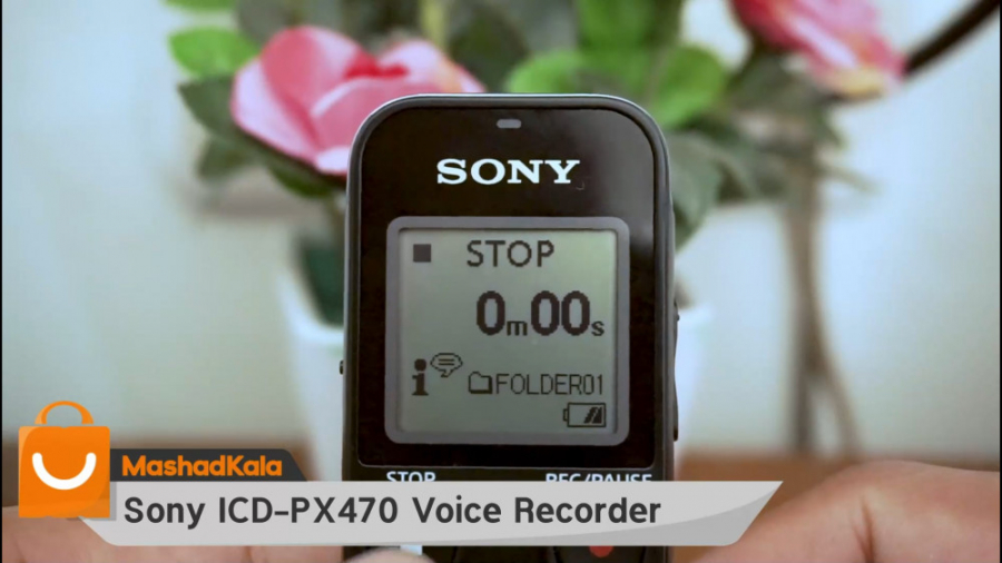 ضبط کننده صدا سونی مدل ICD-PX470 موزیک قوری