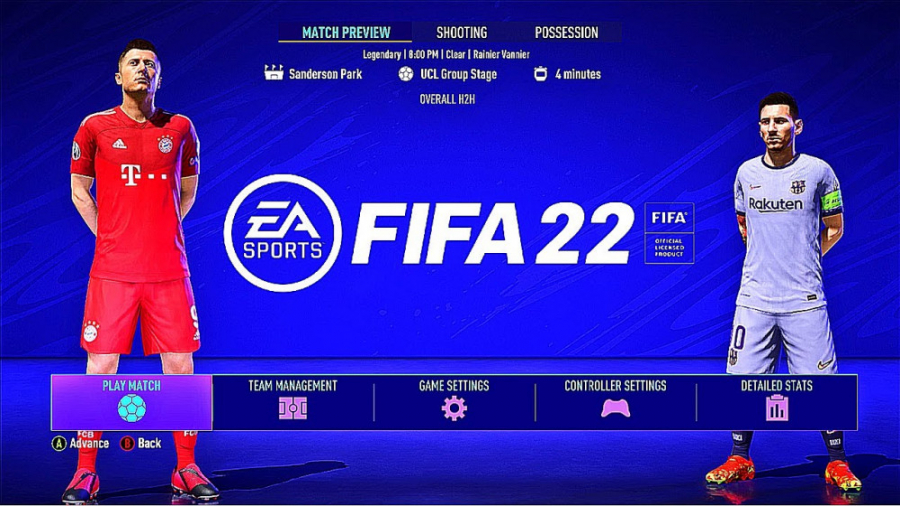 بارسلونا - بایرن مونیخ FIFA 22 PS5