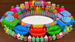 مخلوط انواع اسلایم ^^ اکلیل می...