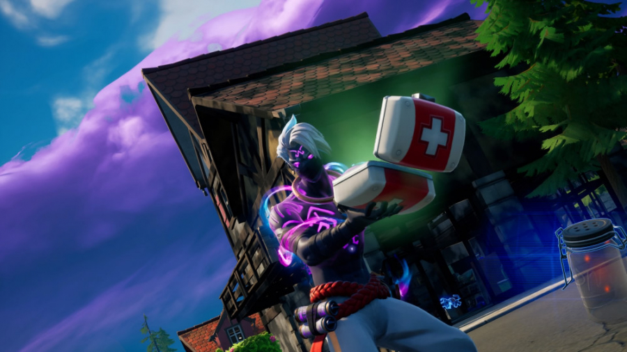 یک دست از بازی fortnite  بتل رویال تک نفره  !